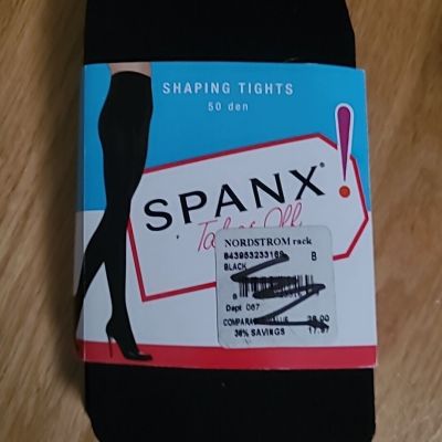 Spanx Takes Off  Shaping Tights Semi Opaque Tummy Control Black Choose Size